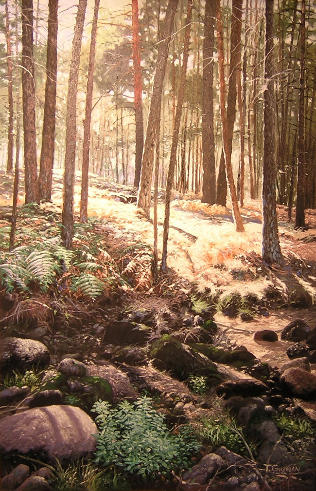 pintura de paisaje por Tomas Guzman